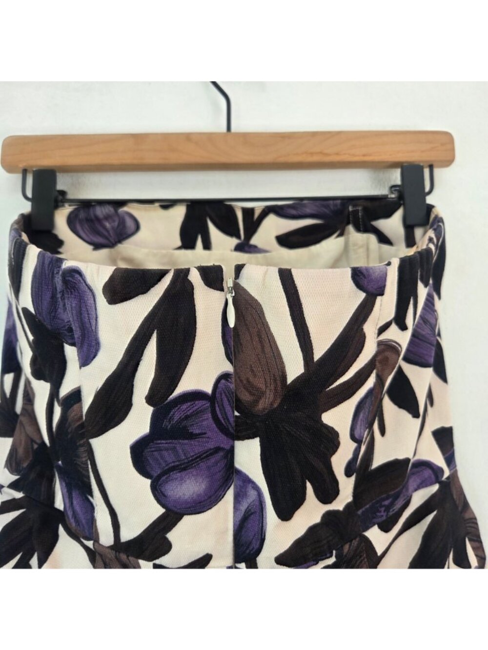 Banana Republic Strapless Cocktail Dress Spring Watercolor Floral Women's 6 - Picture 4 of 6